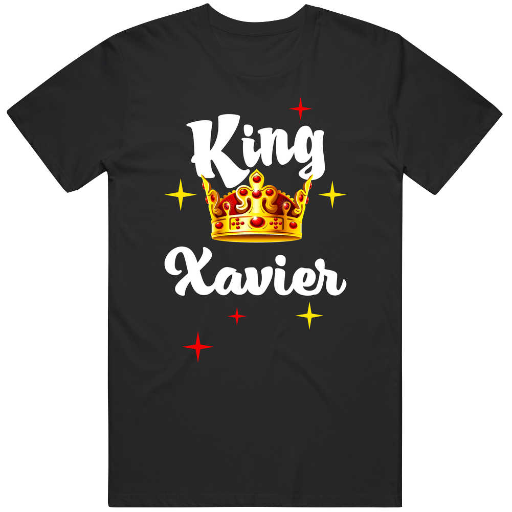 King Xavier Custom Name Cool Unisex Soft Cotton Tee T Shirt King Xavier Custom Name Cool Unisex Soft Cotton Tee T Shirt