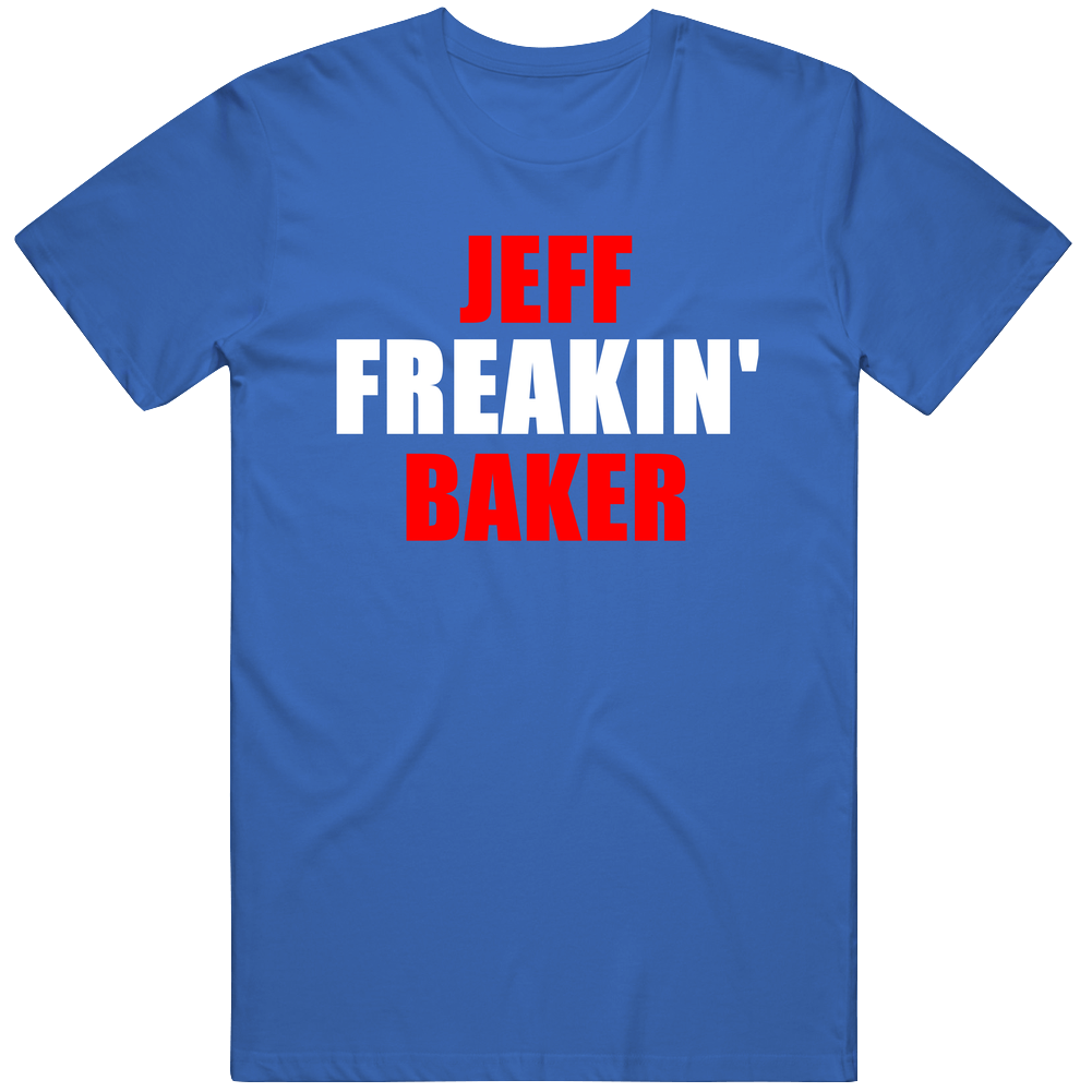 Jeff Baker Freakin Baseball Texas Sports Unisex Soft Cotton Tee T Shirt