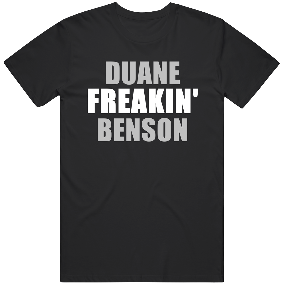 Duane Benson Freakin Football Oakland Los Angeles Sports California Unisex Soft Cotton Tee T Shirt