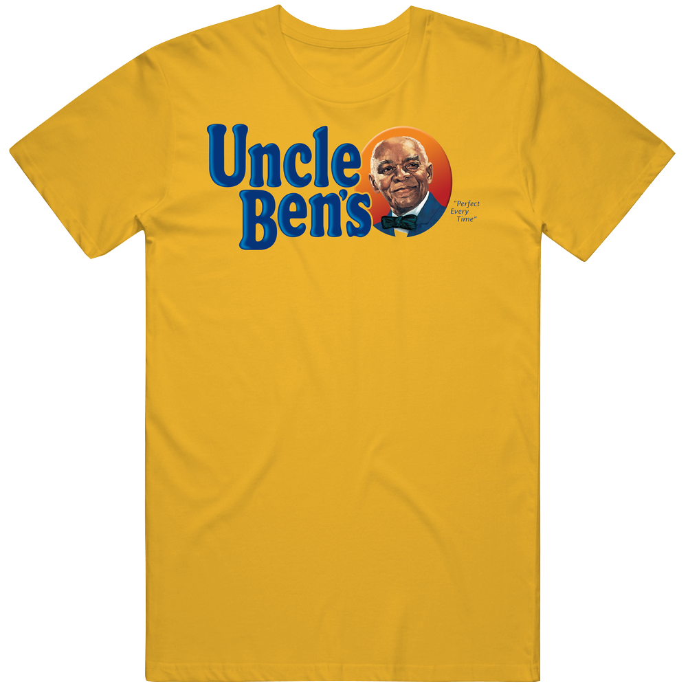 Uncle Ben's Original Logo Parboiled Rice Gift Unisex Soft Cotton Tee T Shirt