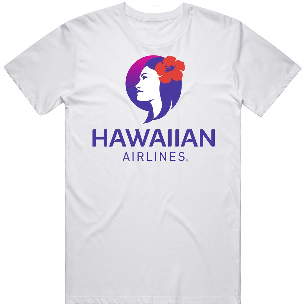 Hawaiian Airlines Logo Travel Pilot Wanderlust Unisex Soft Cotton Tee T Shirt Hawaiian Airlines Logo Travel Pilot Wanderlust Unisex Soft Cotton Tee T Shirt
