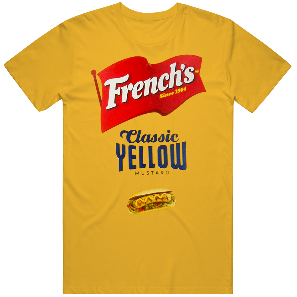 French's Classic Yellow Mustard Halloween Costume Unisex Soft Cotton Tee T Shirt French's Classic Yellow Mustard Halloween Costume Unisex Soft Cotton Tee T Shirt