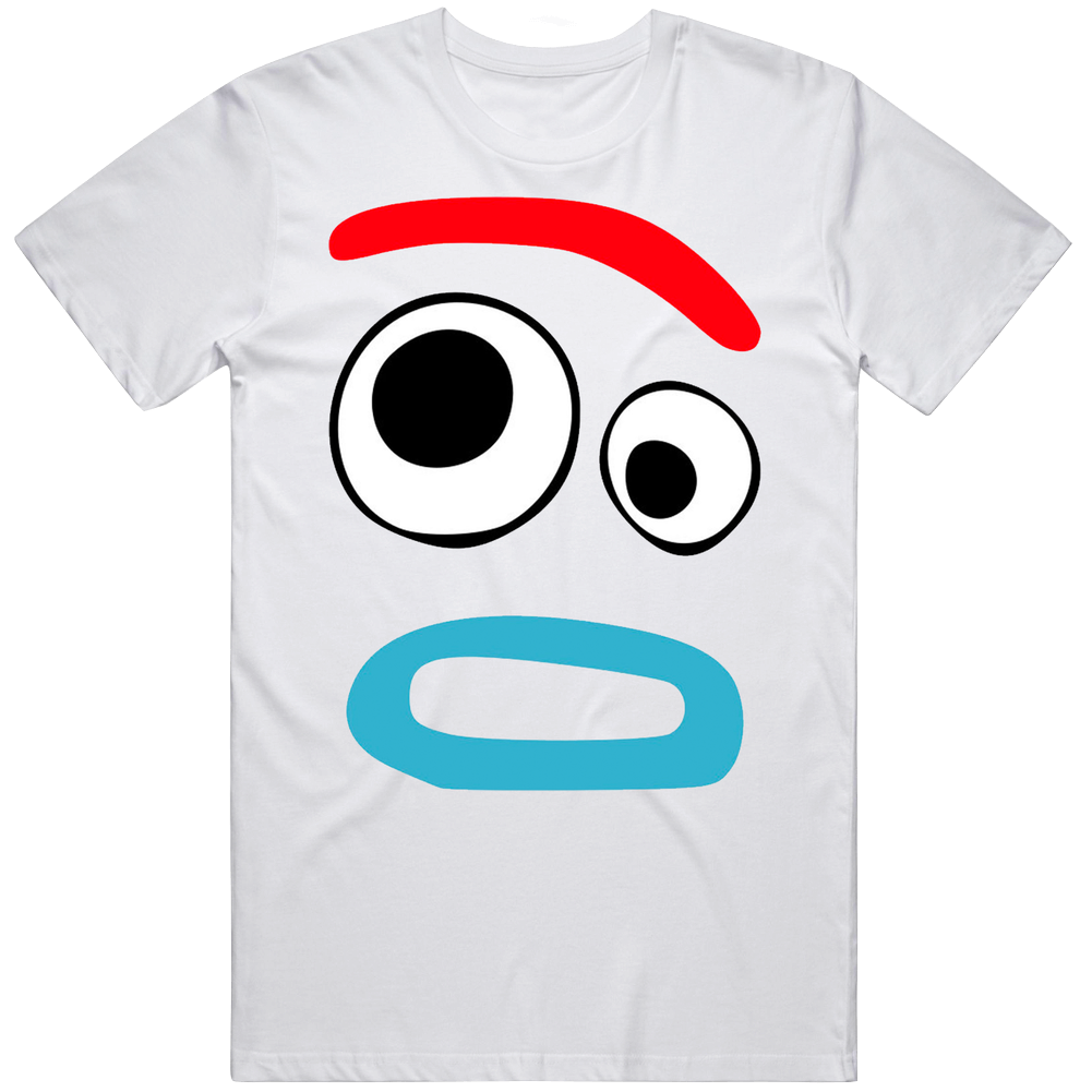 Forky Face Halloween Unisex Soft Cotton Tee T Shirt