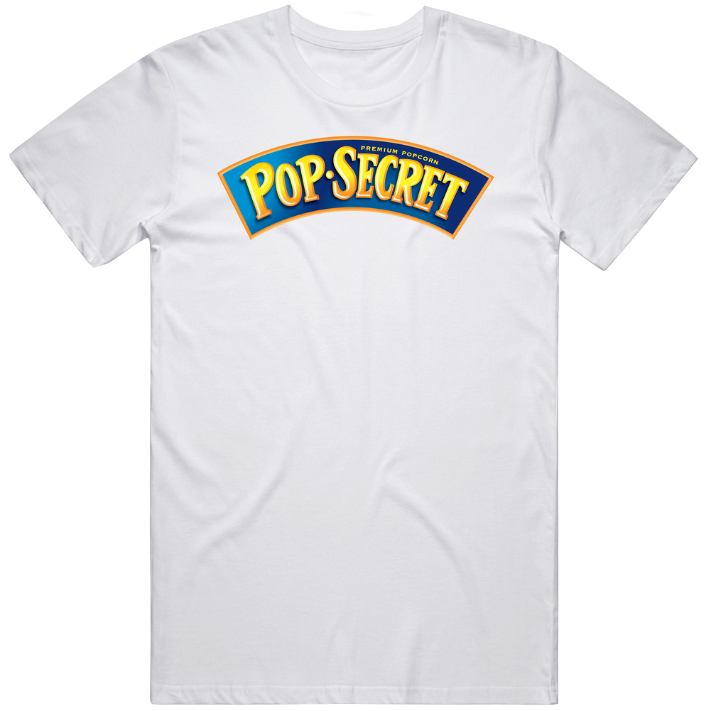 Pop Secret Favorite Popcorn Snack Food Lovers Unisex Soft Cotton Tee T Shirt