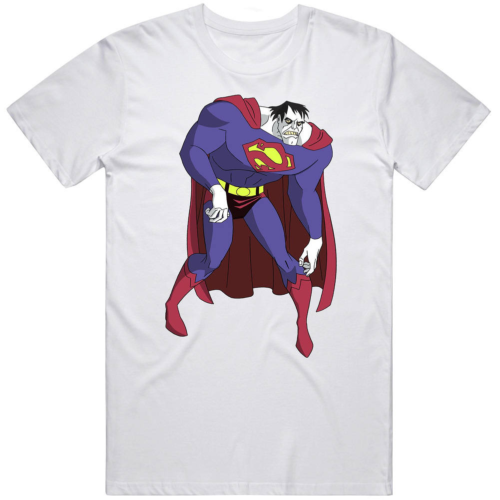 Superman The Animated Series Bizarro Retro 90s Tv Show Fan Unisex Soft Cotton Tee T Shirt Superman The Animated Series Bizarro Retro 90s Tv Show Fan Unisex Soft Cotton Tee T Shirt