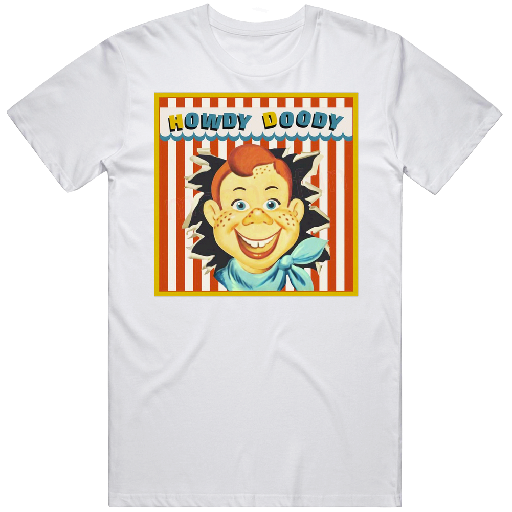 Howdy Doody 40s Children Tv Series Unisex Soft Cotton Tee T Shirt