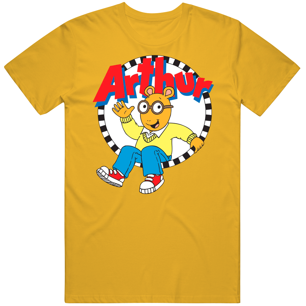 Arthur Kids Cartoon Unisex Soft Cotton Tee T Shirt