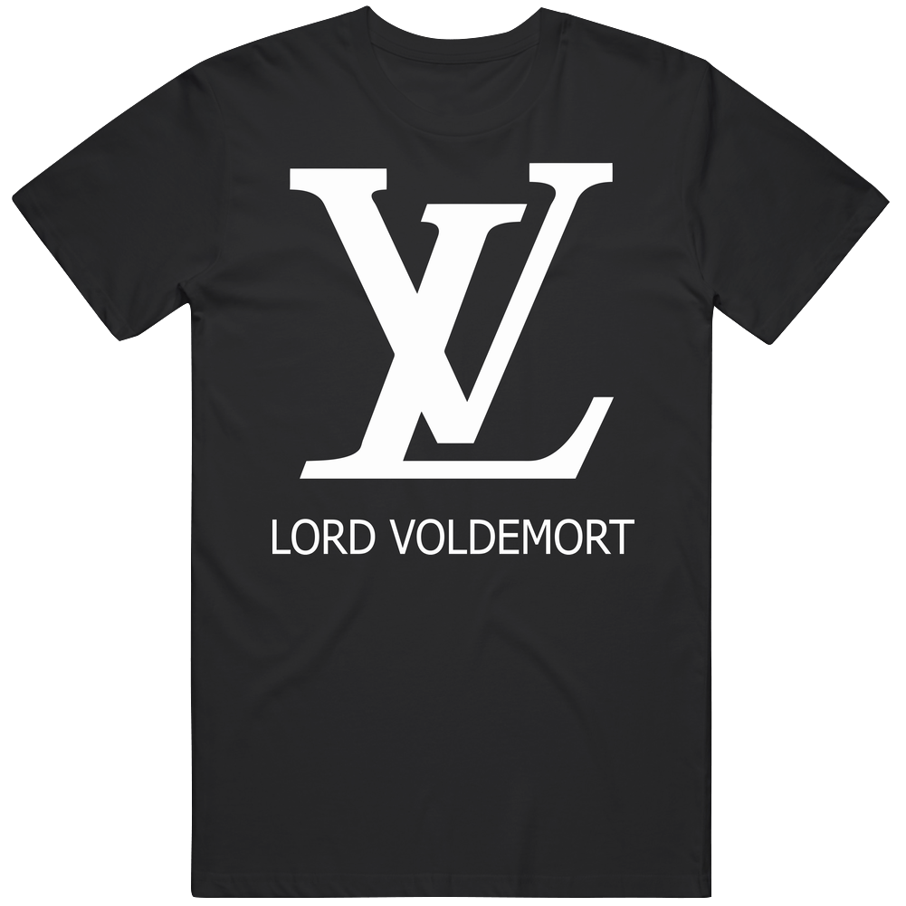 Lv Lord Voldemort White Ink 200dpi Unisex Soft Cotton Tee T Shirt