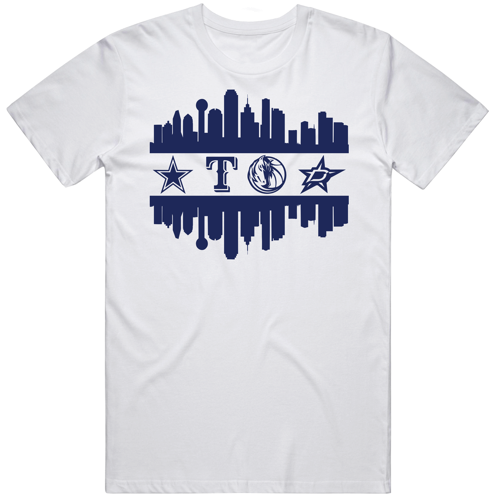 Dallas City All Professional Sports Teams Super Fan Unisex Soft Cotton Tee T Shirt Dallas City All Professional Sports Teams Super Fan Unisex Soft Cotton Tee T Shirt