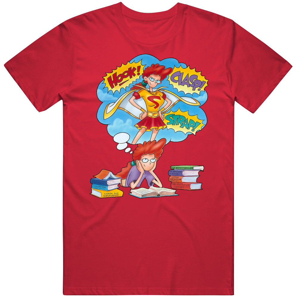 Pepper Ann Superwoman Tv Cartoon Unisex Soft Cotton Tee T Shirt