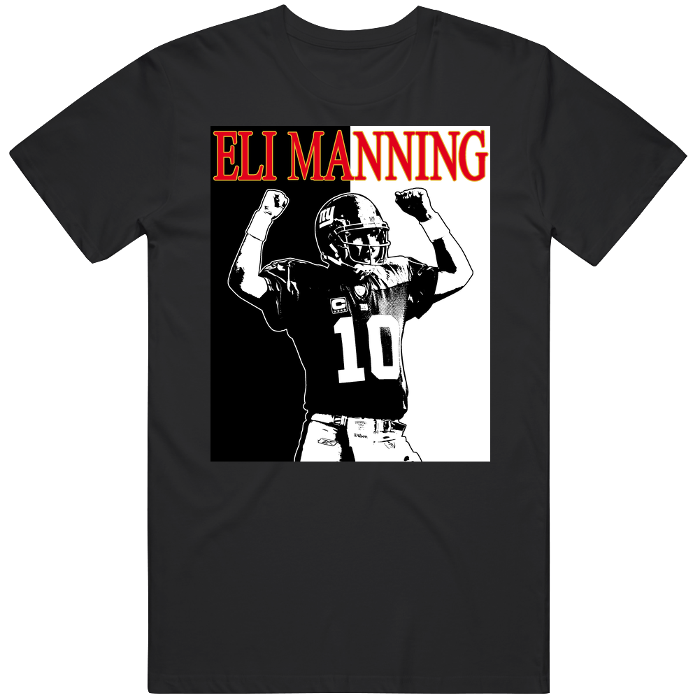 Eli Manning Giants Football Mens Cotton Tee T Shirt Eli Manning Giants Football Mens Cotton Tee T Shirt