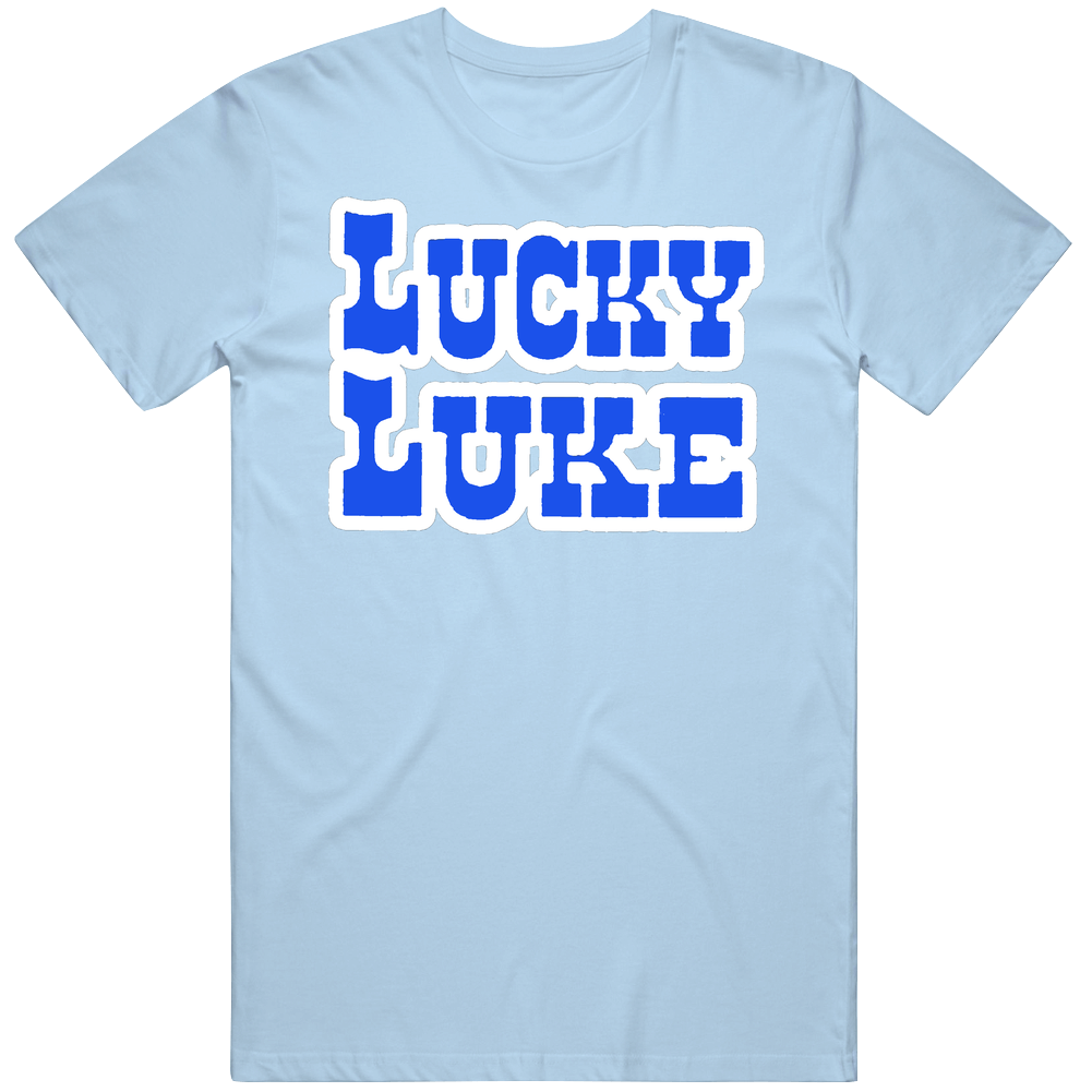 Lucky Luke Logo Carolina Mens Cotton Tee T Shirt