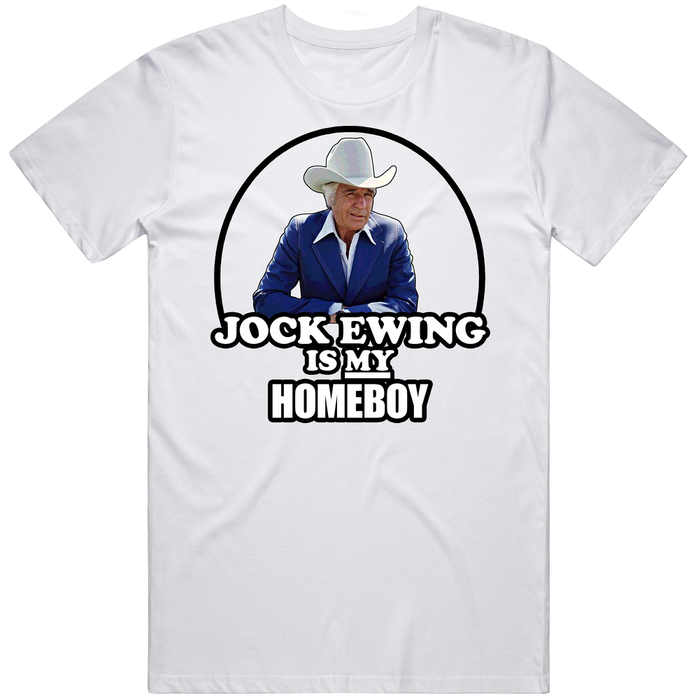 Jock Ewing Jim Davis Mens Cotton Tee T Shirt