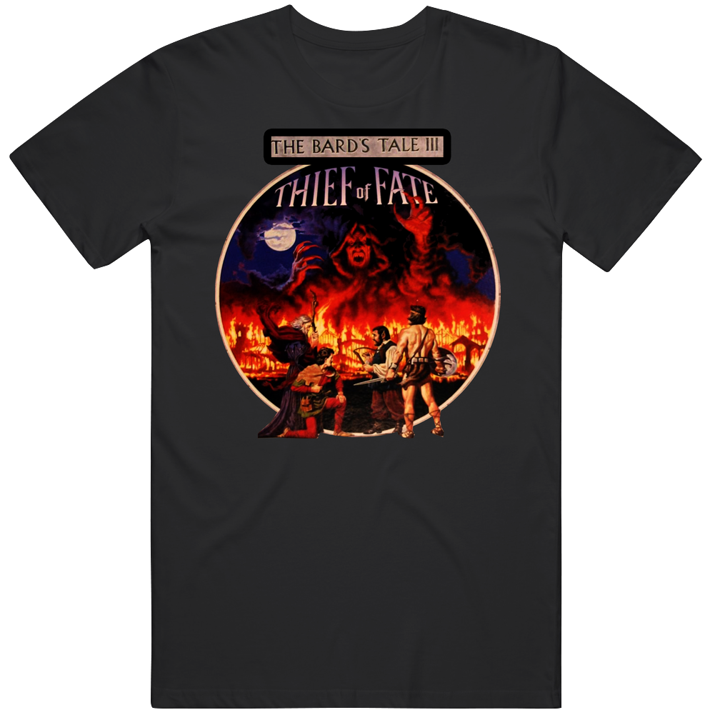 The Bard's Tale Iii Thief Of Fate Rpg Video Game Mens Cotton Tee T Shirt