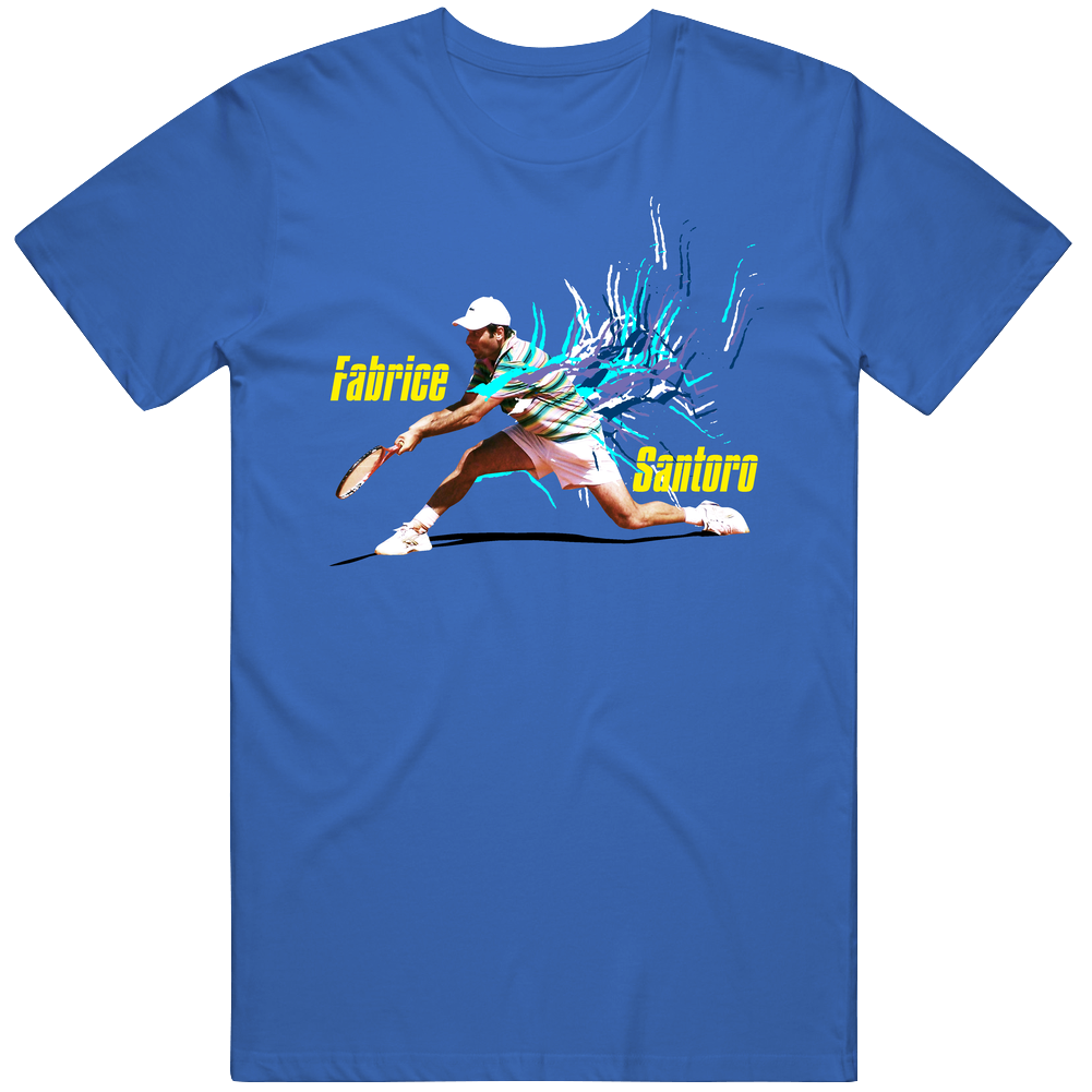 Fabrice Santoro France Tennis Mens Cotton Tee T Shirt Fabrice Santoro France Tennis Mens Cotton Tee T Shirt