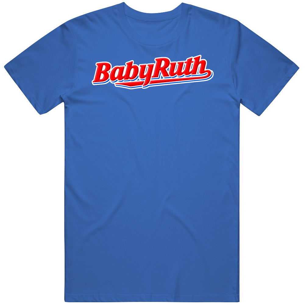 Baby Ruth Candy Chocolate Bar Sweet Retro Vintage Classic Food Mens Cotton Tee T Shirt