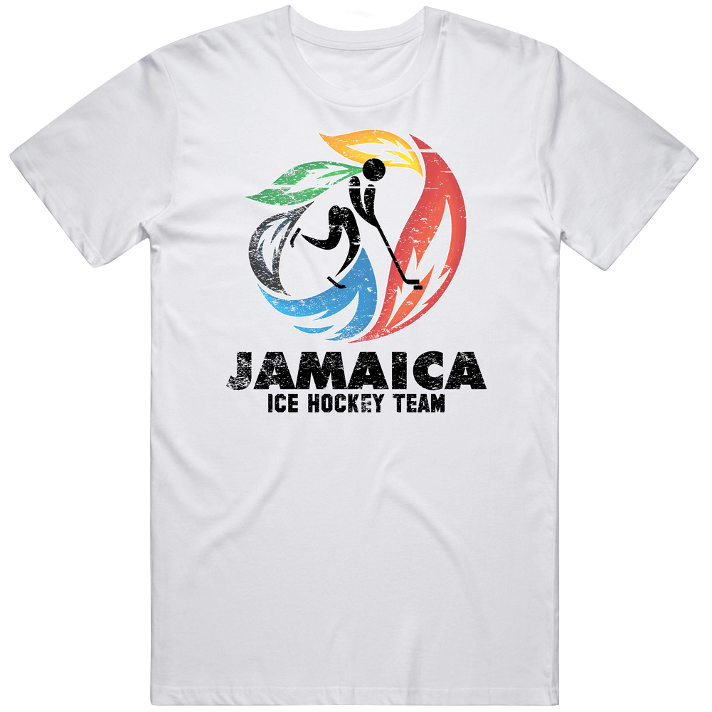 Jamaica Ice Hockey Team 2014 Olympic Sochi Vintage Distressed Mens Cotton Tee T Shirt Jamaica Ice Hockey Team 2014 Olympic Sochi Vintage Distressed Mens Cotton Tee T Shirt