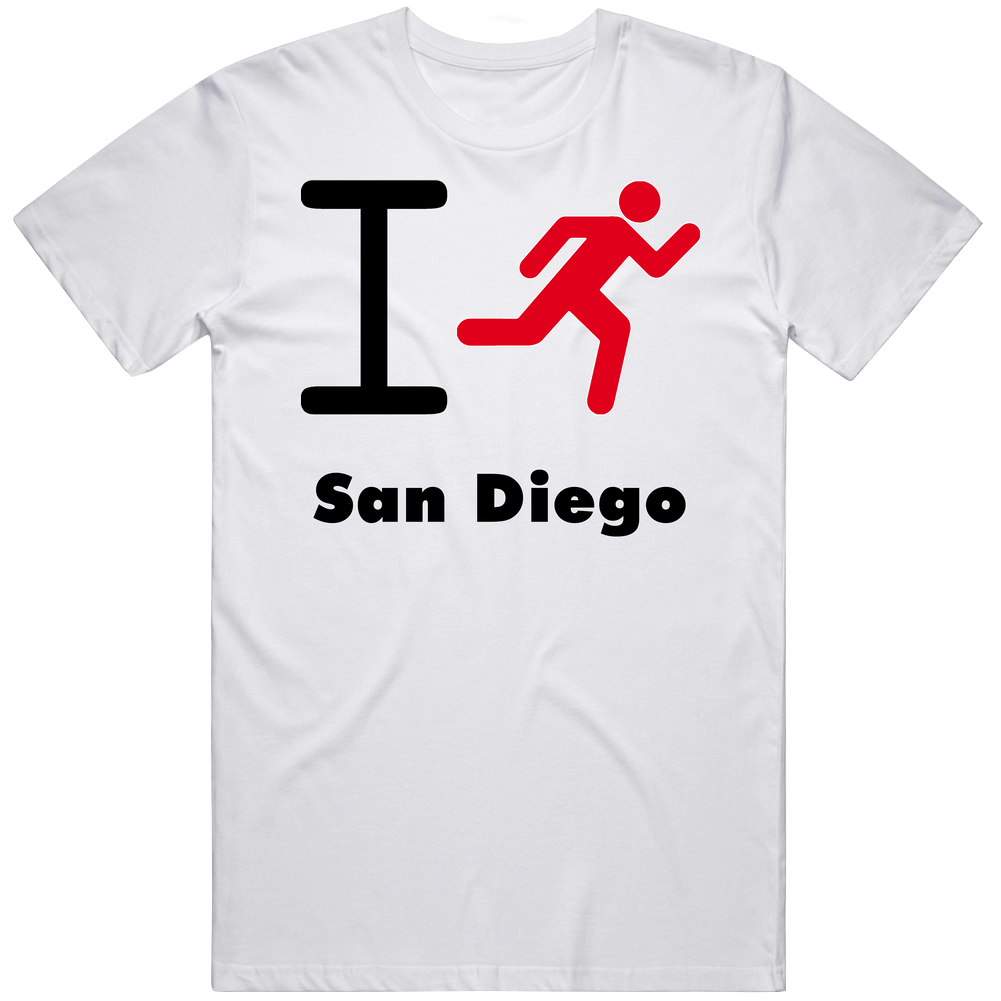 I Run San Diego Custom Mens Cotton Tee T Shirt I Run San Diego Custom Mens Cotton Tee T Shirt