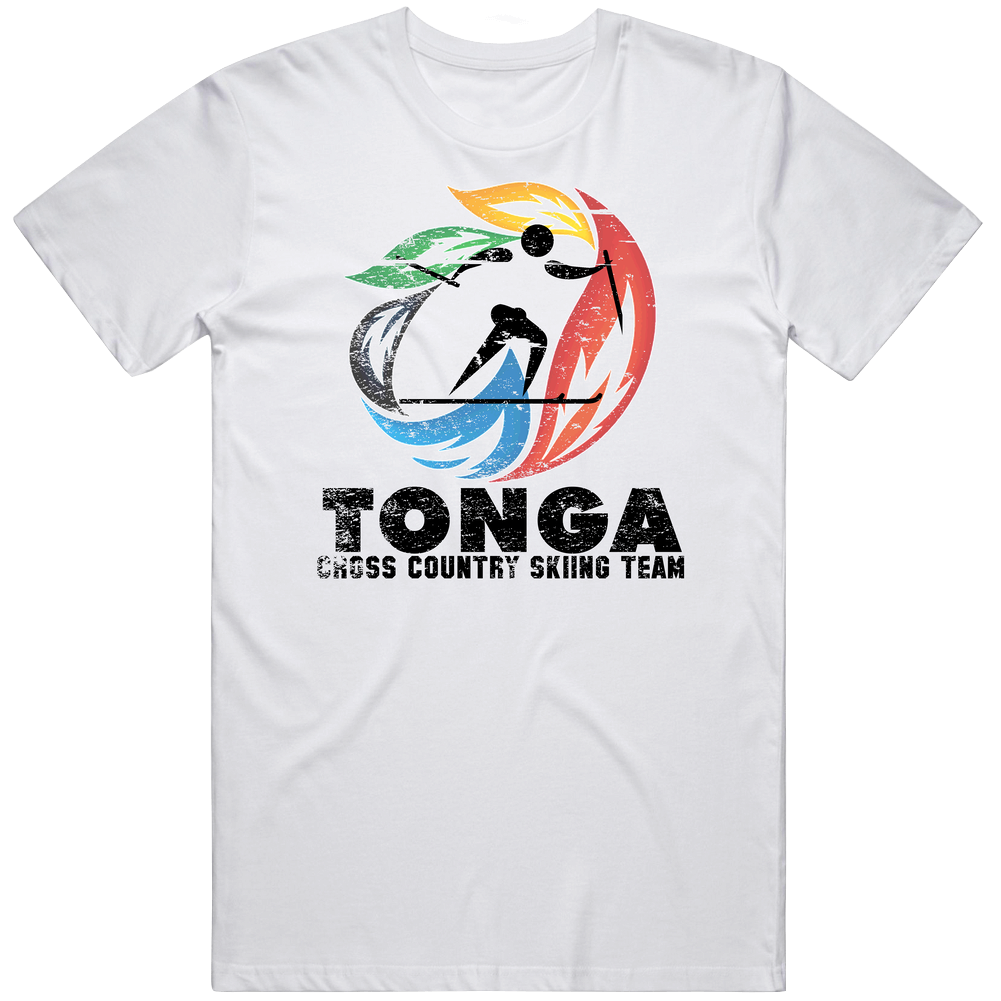 Tonga Cross Country Skiing Team 2014 Olympic Sochi Vintage Distressed Mens Cotton Tee T Shirt Tonga Cross Country Skiing Team 2014 Olympic Sochi Vintage Distressed Mens Cotton Tee T Shirt