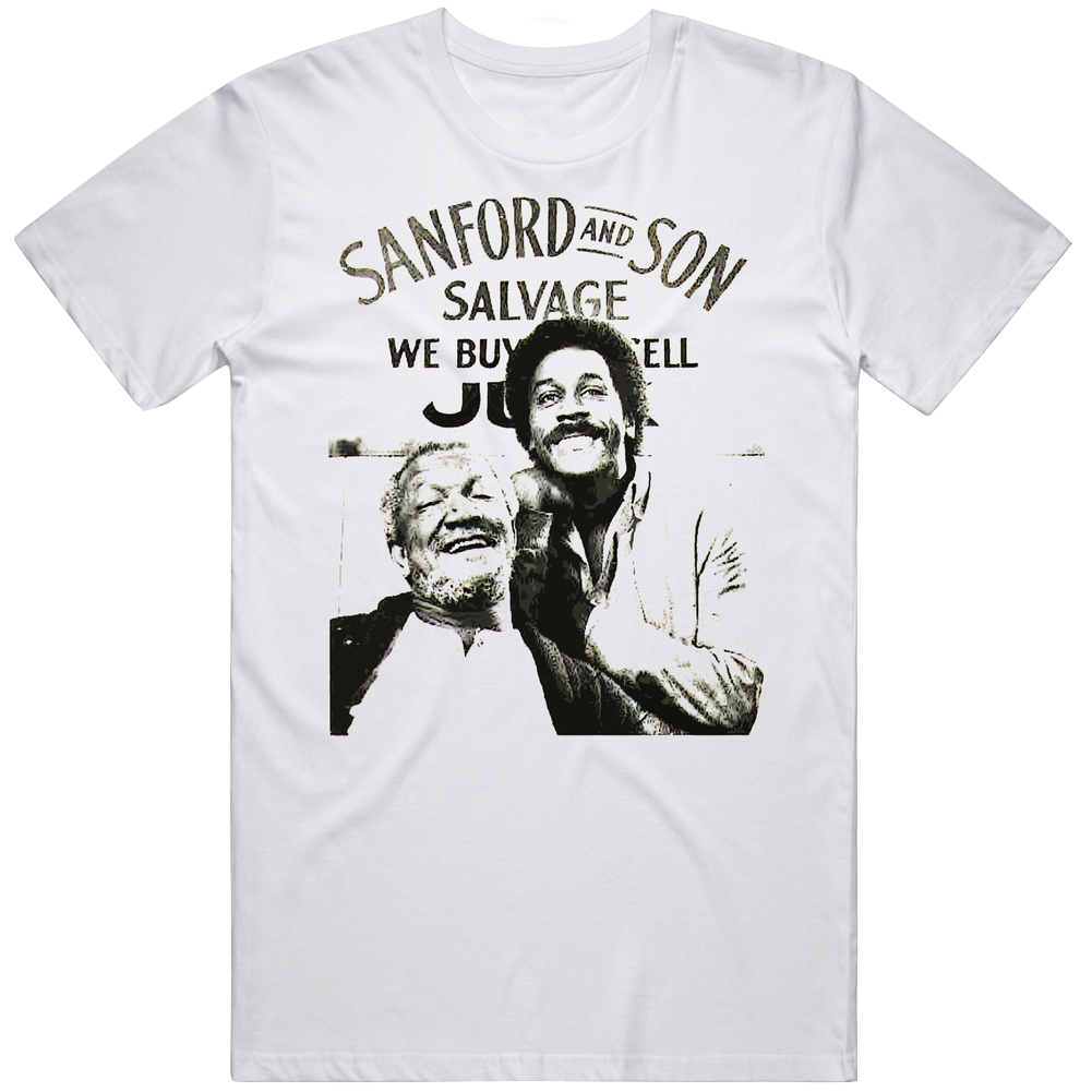 Sanford And Son Vintage Comedy Tv Series Retro Mens Cotton Tee T Shirt Sanford And Son Vintage Comedy Tv Series Retro Mens Cotton Tee T Shirt