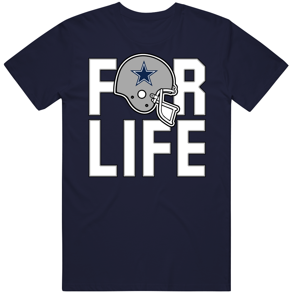 Cowboys For Life Football Mens Cotton Tee T Shirt Cowboys For Life Football Mens Cotton Tee T Shirt