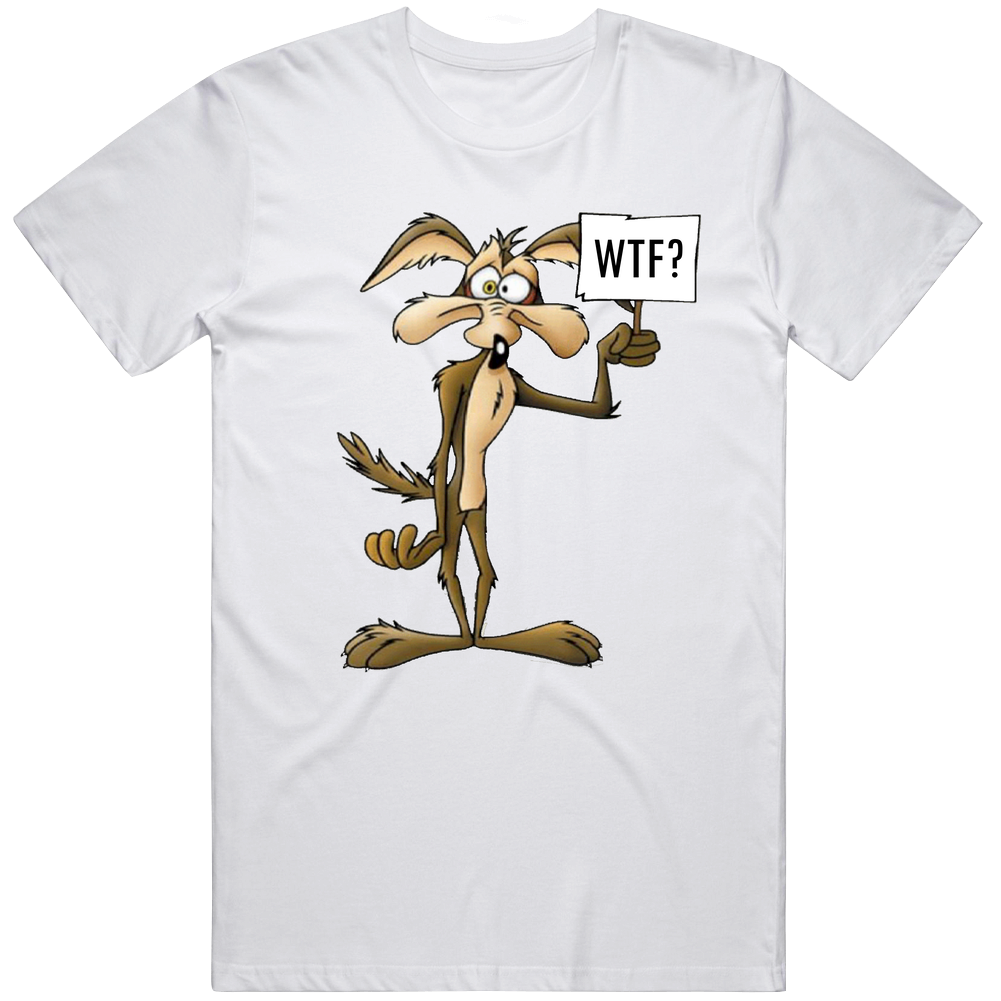 Wile E. Coyote Looney Toons Funny Wtf Mens Cotton Tee T Shirt Wile E. Coyote Looney Toons Funny Wtf Mens Cotton Tee T Shirt