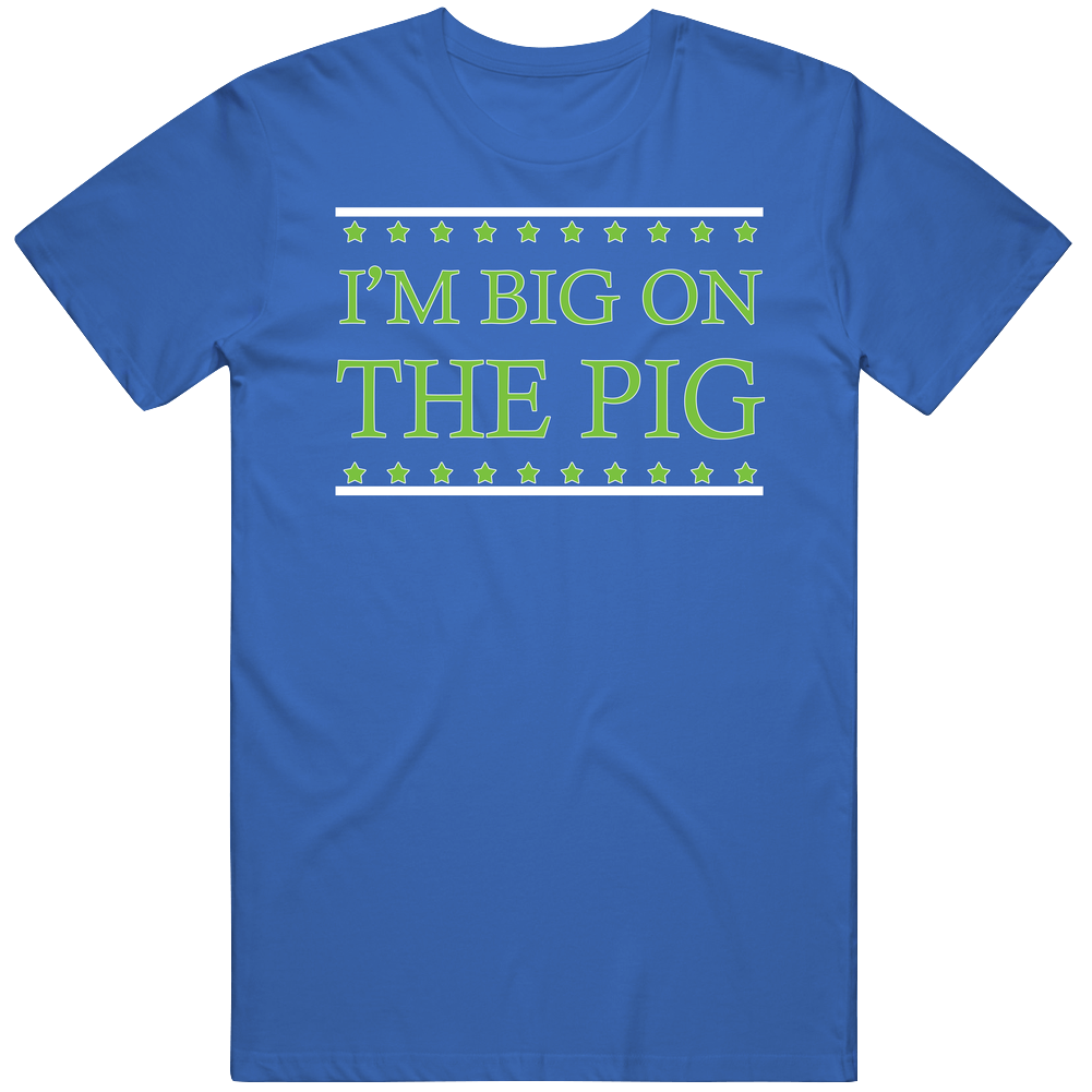 I'm Big On The Pig Piggly Wiggly Mens Cotton Tee T Shirt