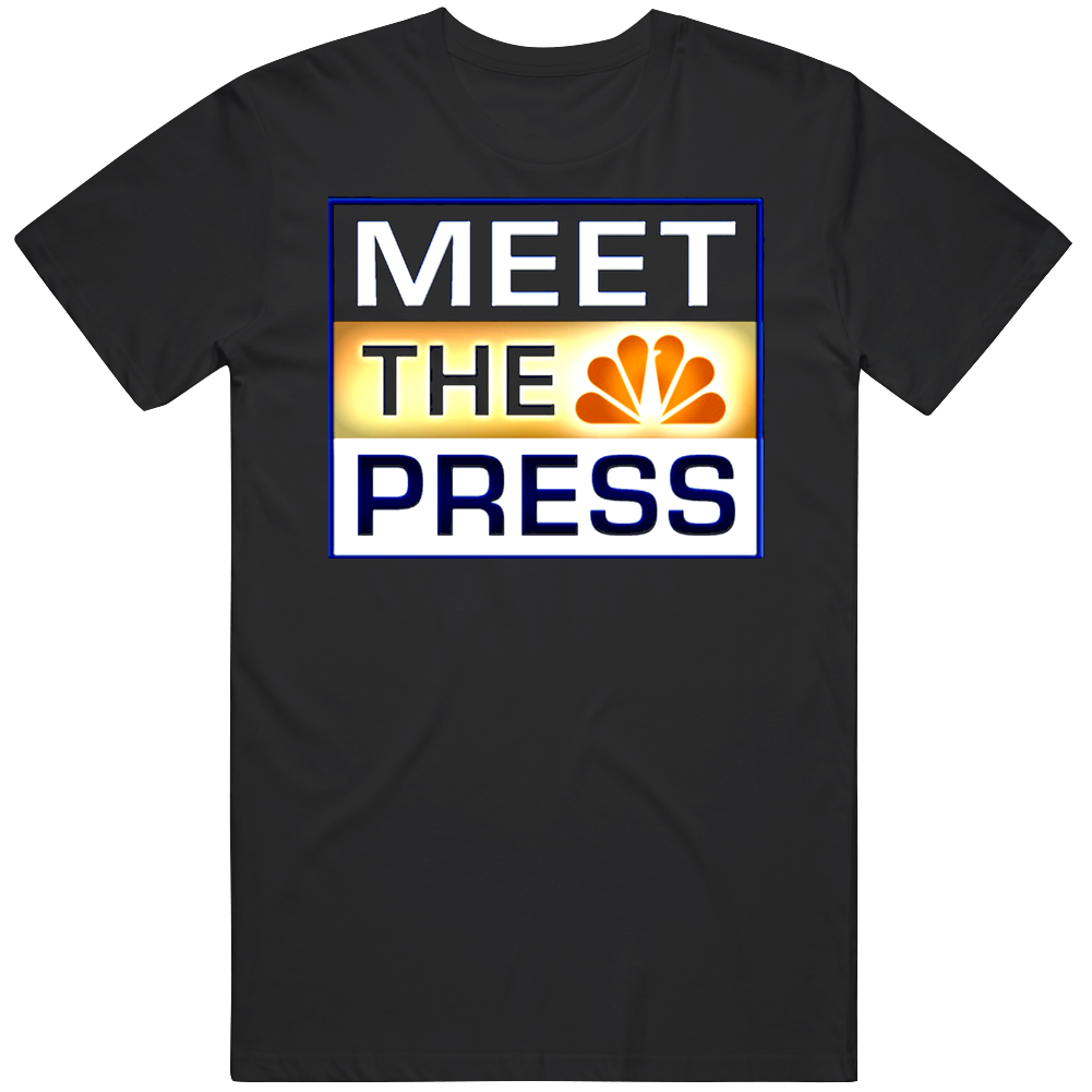 Meet The Press Tv Show Mens Cotton Tee T Shirt