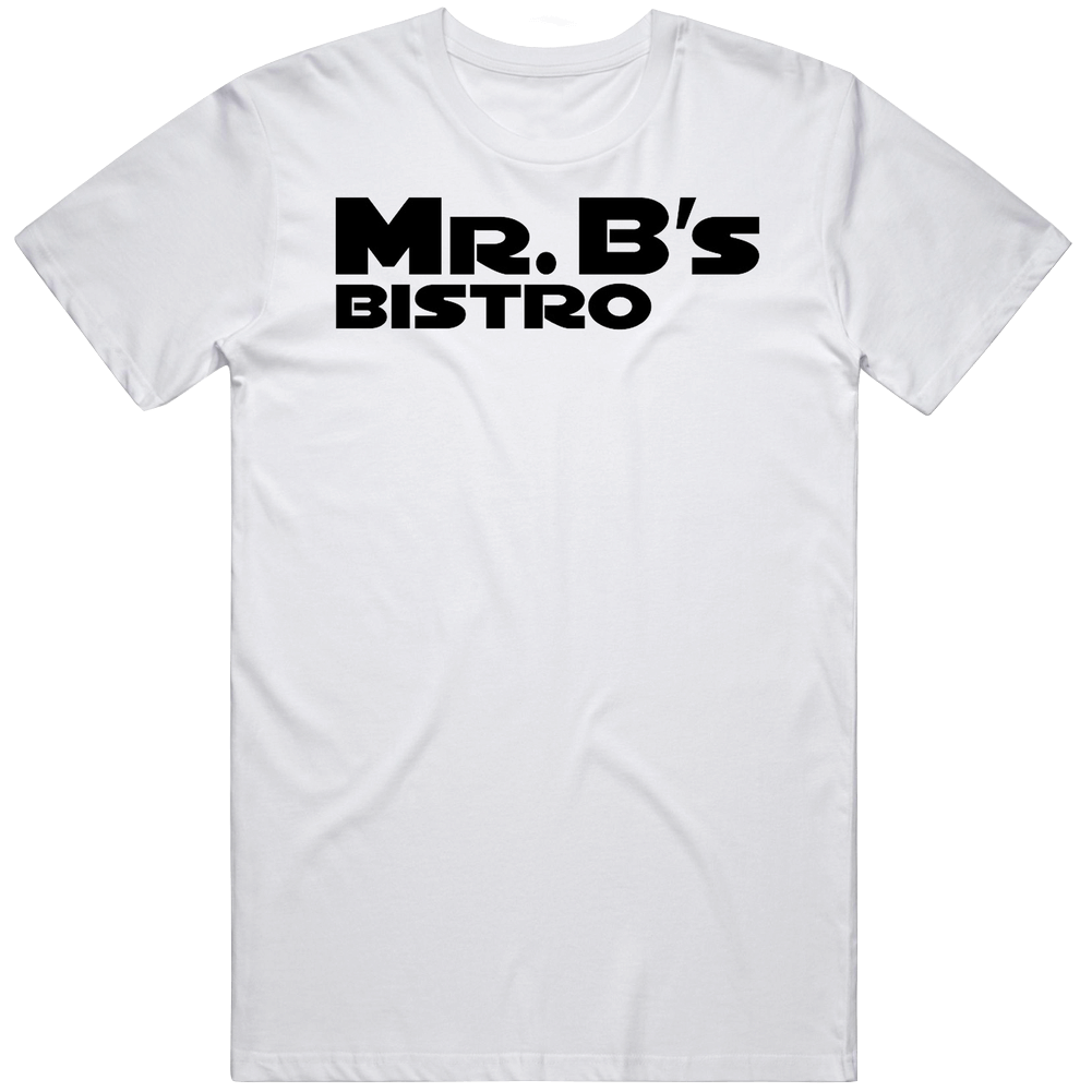 Mr B's Bistro New Orleans Restaurant Logo Mens Cotton Tee T Shirt