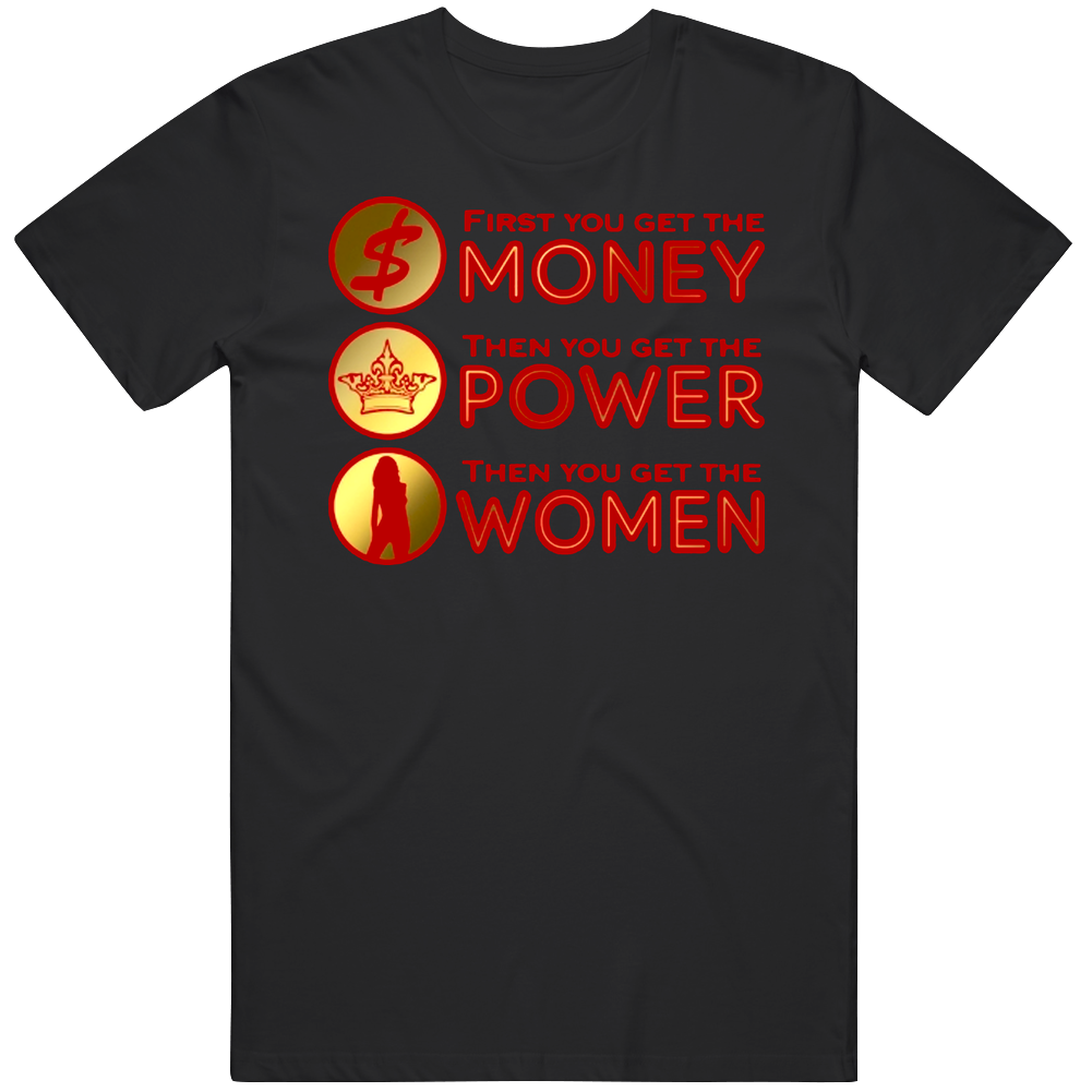 Scarface Money Power Women Mens Cotton Tee T Shirt