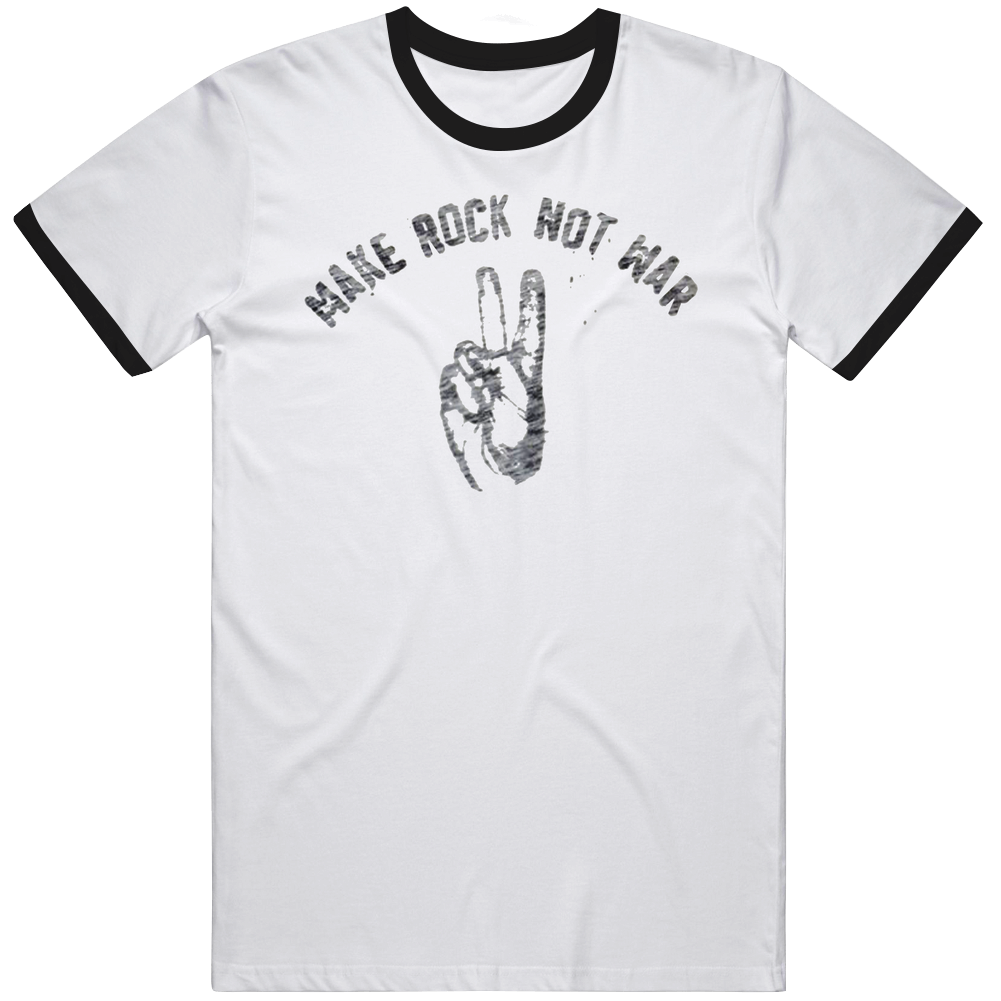 Make Rock Not War Fun Shameless Popular Tv Show Mens Cotton Tee T Shirt Make Rock Not War Fun Shameless Popular Tv Show Mens Cotton Tee T Shirt