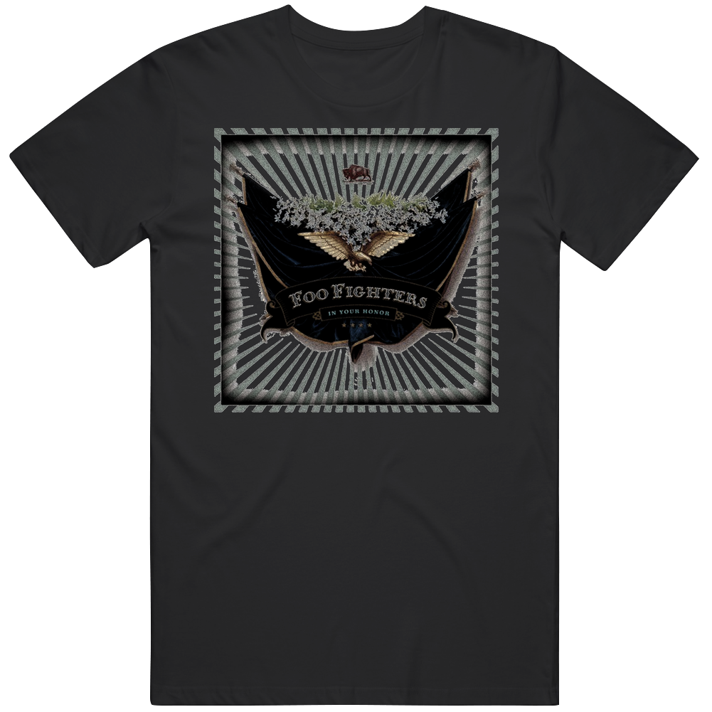 The Foo Fighters In Your Honor Album Cover Mens Cotton Tee T Shirt The Foo Fighters In Your Honor Album Cover Mens Cotton Tee T Shirt