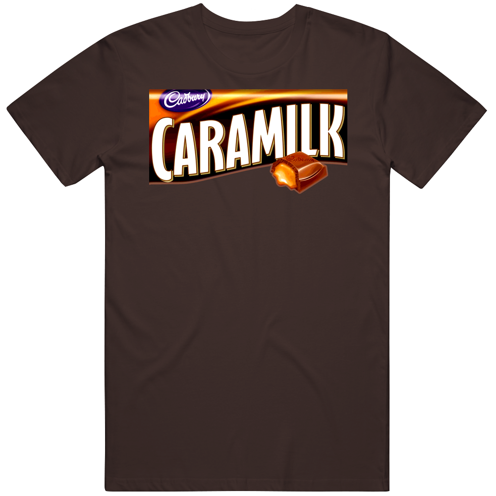 Caramilk Chocolate Bar Mens Cotton Tee T Shirt