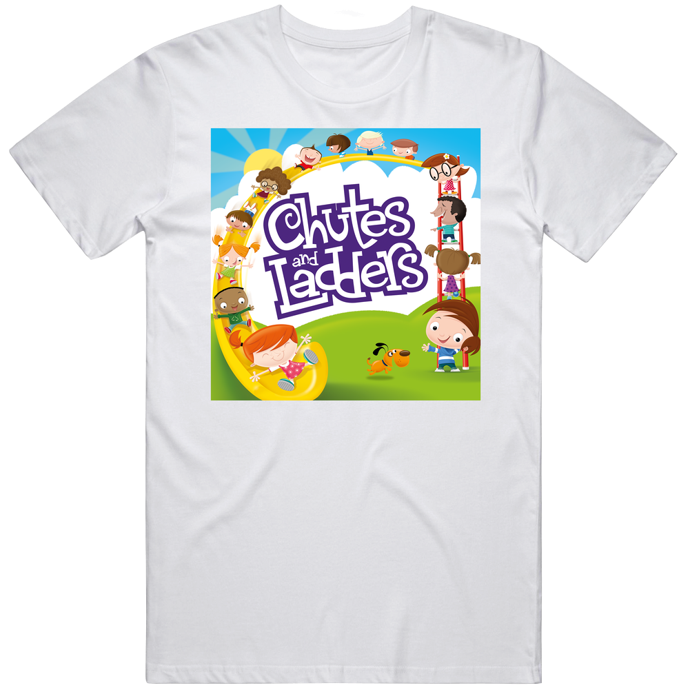 Chutes And Ladders Best Board Game Of All Time Players Mens Cotton Tee T Shirt