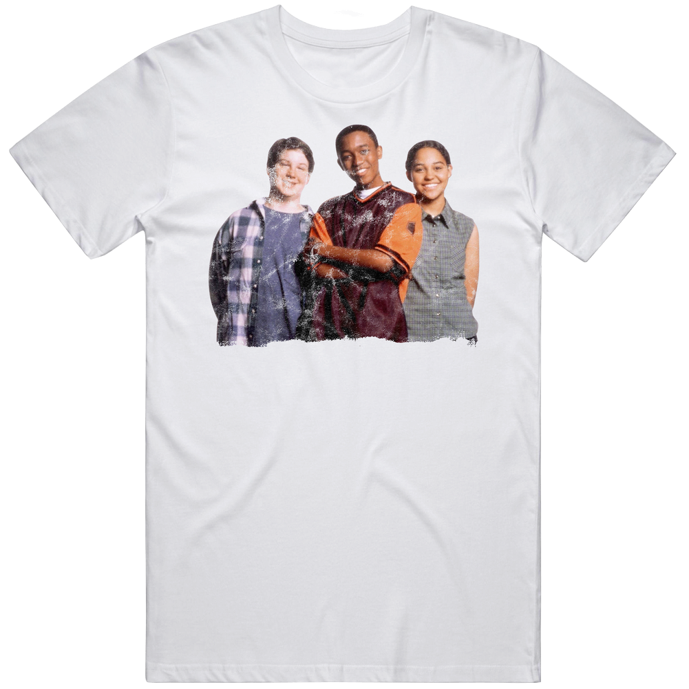 The Famous Jett Jackson Cast 90s Kids Tv Show Worn Look Mens Cotton Tee T Shirt