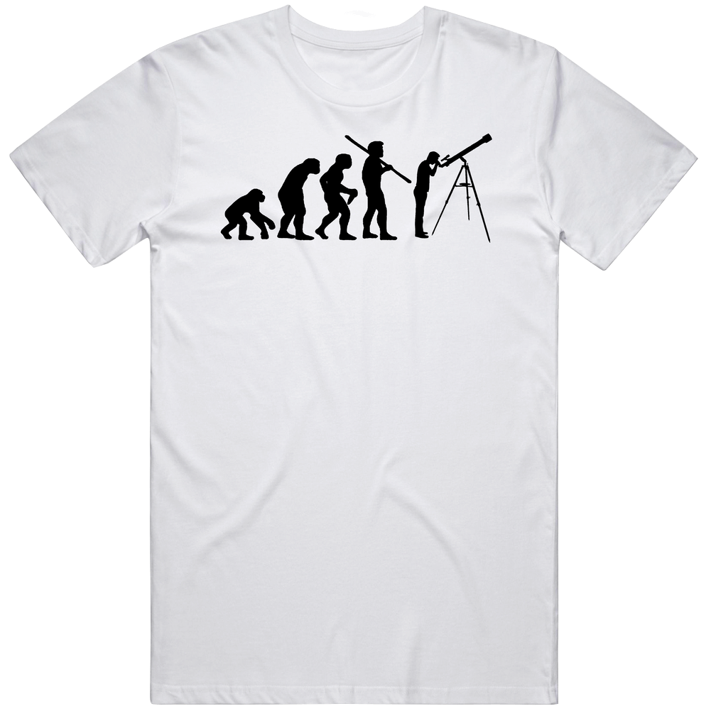 The Evolution Of Star Gazing Fun Sports Mens Cotton Tee T Shirt The Evolution Of Star Gazing Fun Sports Mens Cotton Tee T Shirt