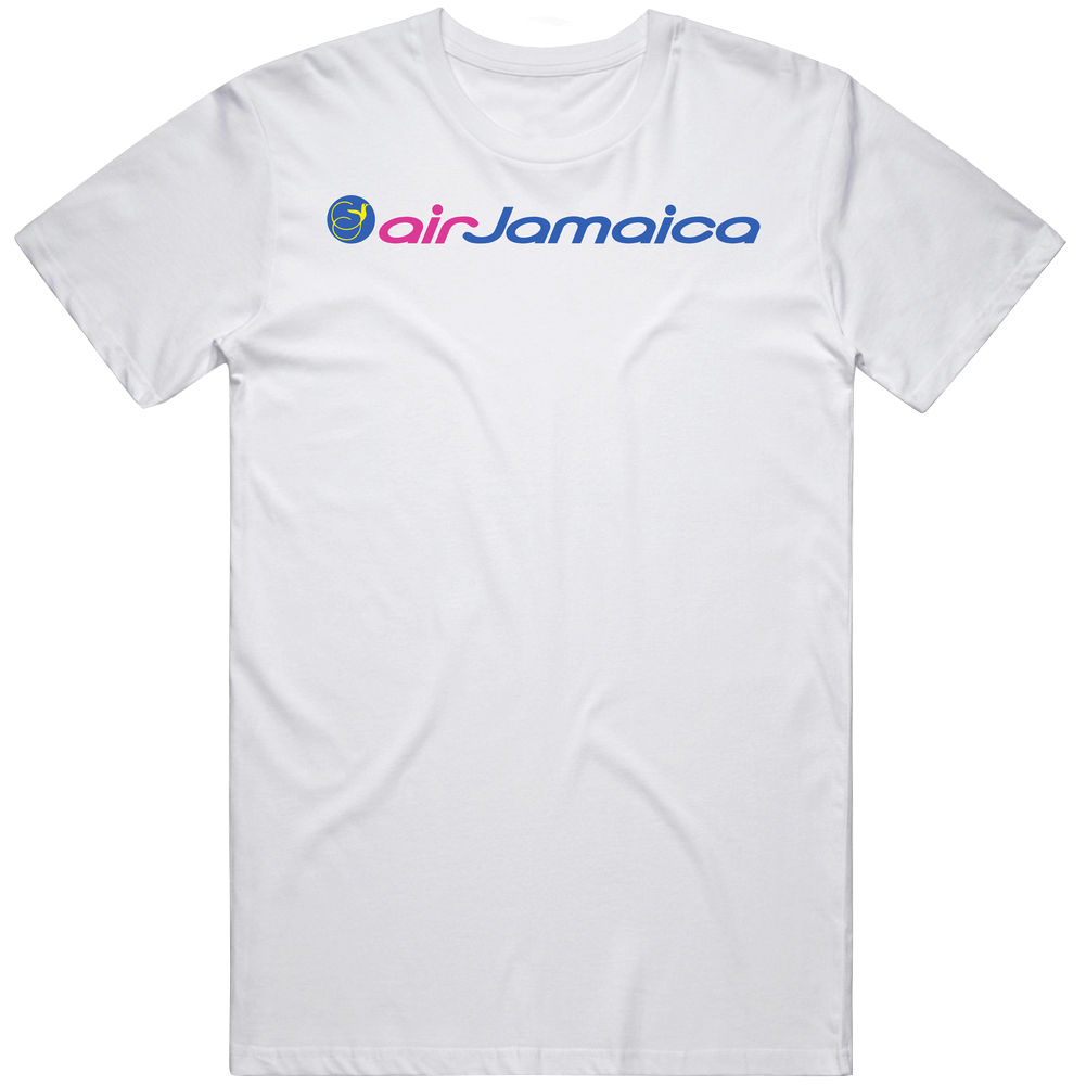 Air Jamaica Airlines Airline Logo Travel Pilot Wanderlust Mens Cotton Tee T Shirt