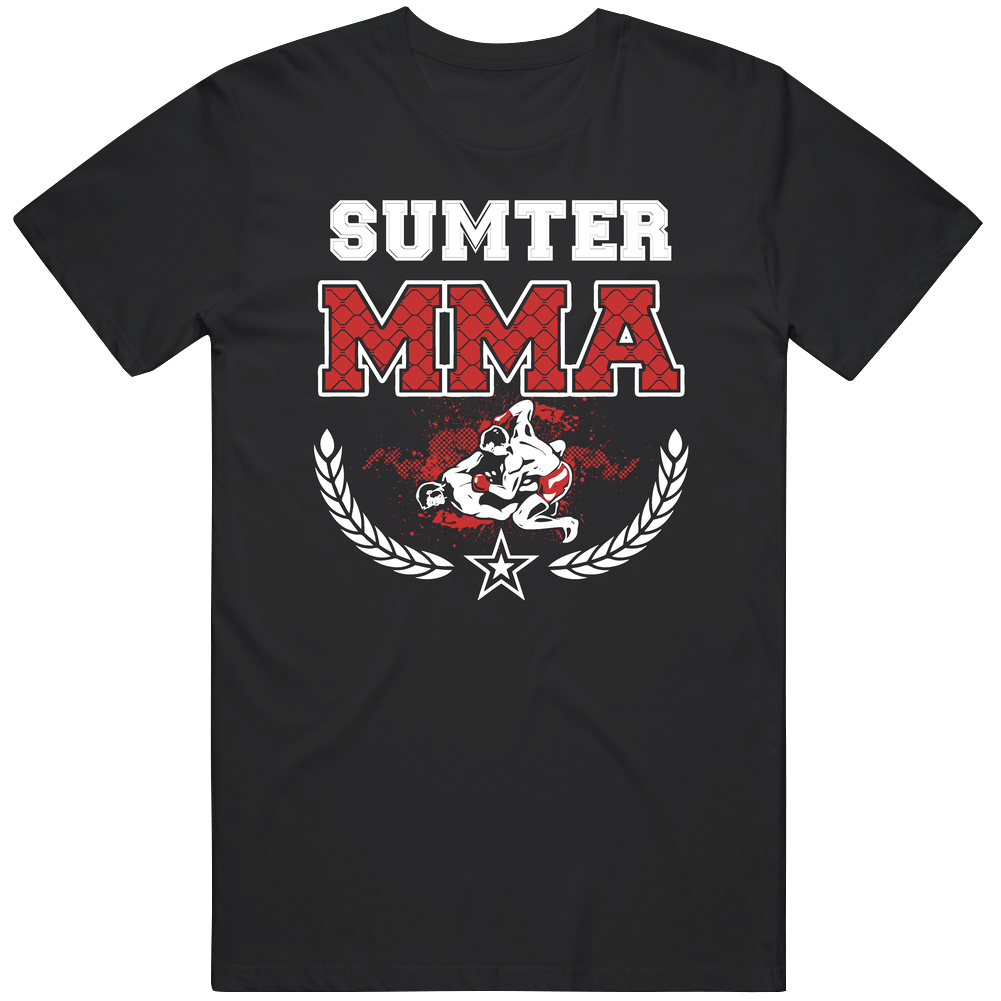 Sumter Mma Fight Mens Cotton Tee T Shirt