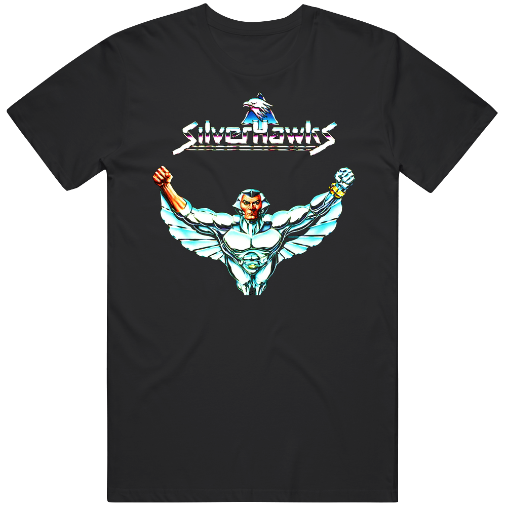 Silverhawks Retro Vintage Tv Mens Cotton Tee T Shirt