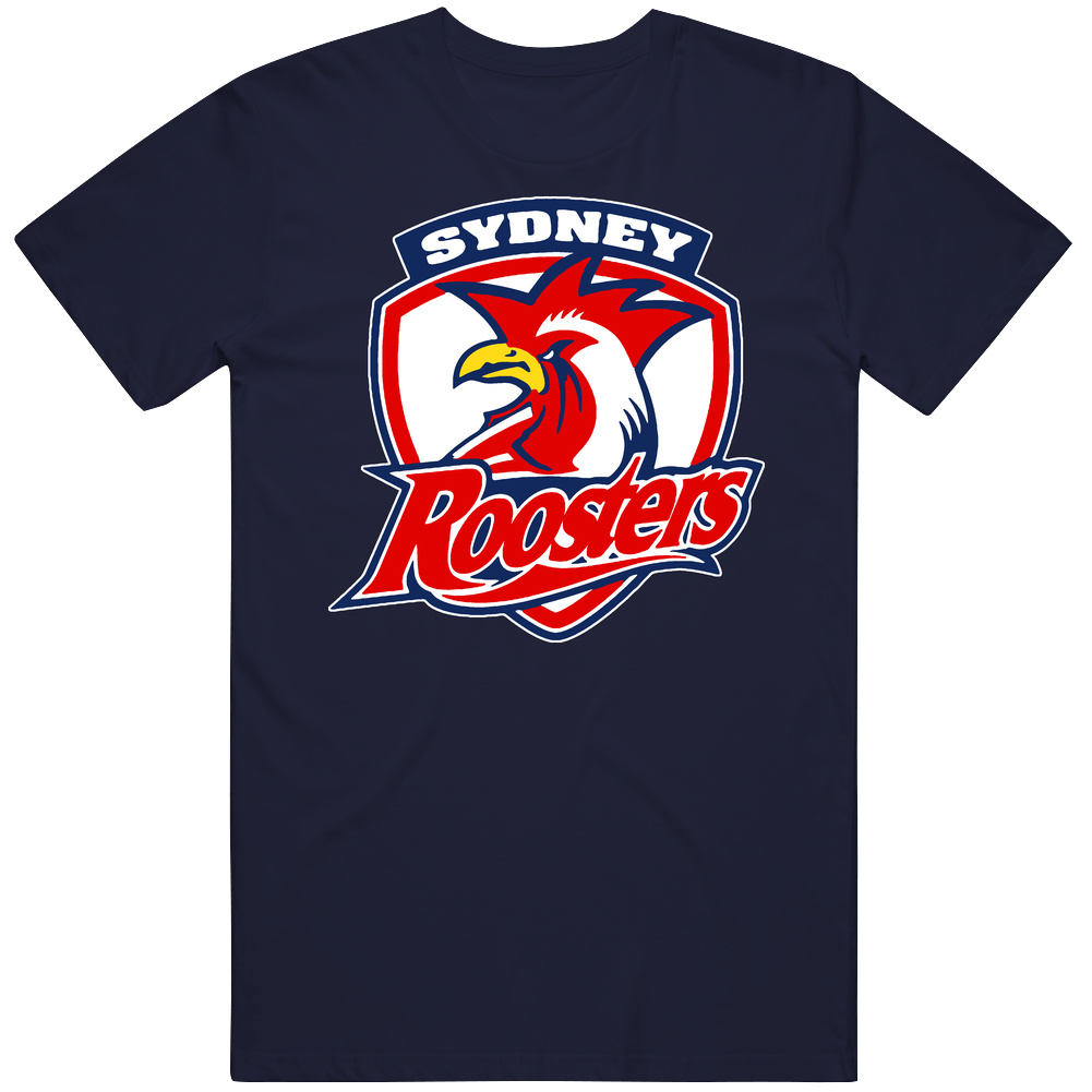 Sydney Roosters Australian Rules Football Mens Cotton Tee T Shirt Sydney Roosters Australian Rules Football Mens Cotton Tee T Shirt
