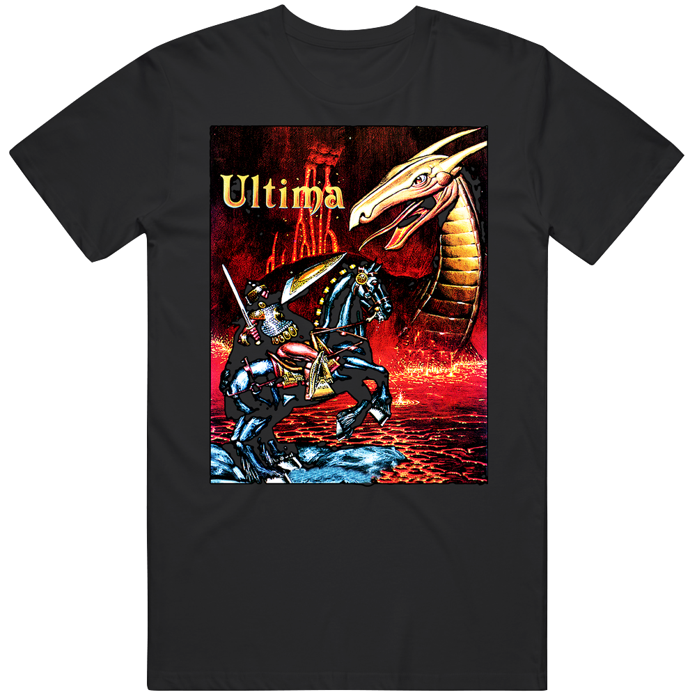 Ultima Classic Rpg Video Game Mens Cotton Tee T Shirt