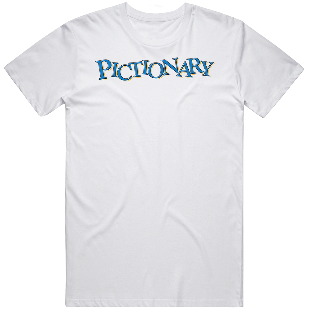 Pictionary Board Game Logo Mens Cotton Tee T Shirt Pictionary Board Game Logo Mens Cotton Tee T Shirt