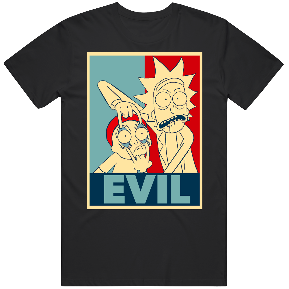 Rick And Morty Evil Cartoon Hope Style Mens Cotton Tee T Shirt Rick And Morty Evil Cartoon Hope Style Mens Cotton Tee T Shirt