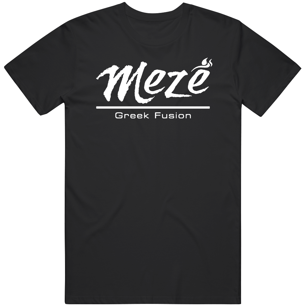 Meze Greek Fusion San Diego Restaurant Mens Cotton Tee T Shirt