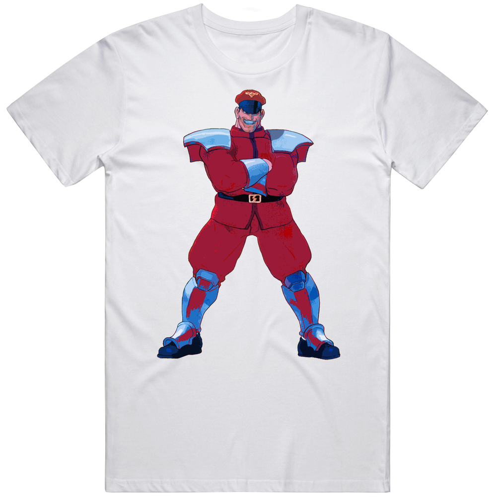 M Bison Street Fighter 2 Snes Mens Cotton Tee T Shirt