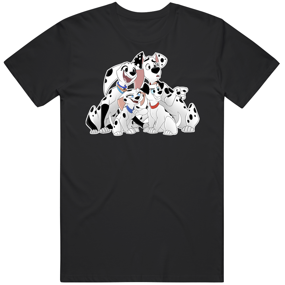101 Dalmatians The Series Family 90s Kids Tv Show Cartoon Mens Cotton Tee T Shirt