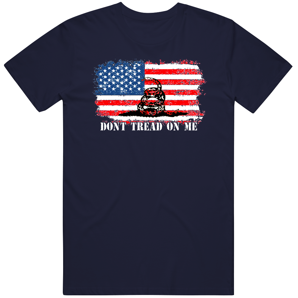 Dont Tread On Me Chris Pratt American Flag Mens Cotton Tee T Shirt Dont Tread On Me Chris Pratt American Flag Mens Cotton Tee T Shirt