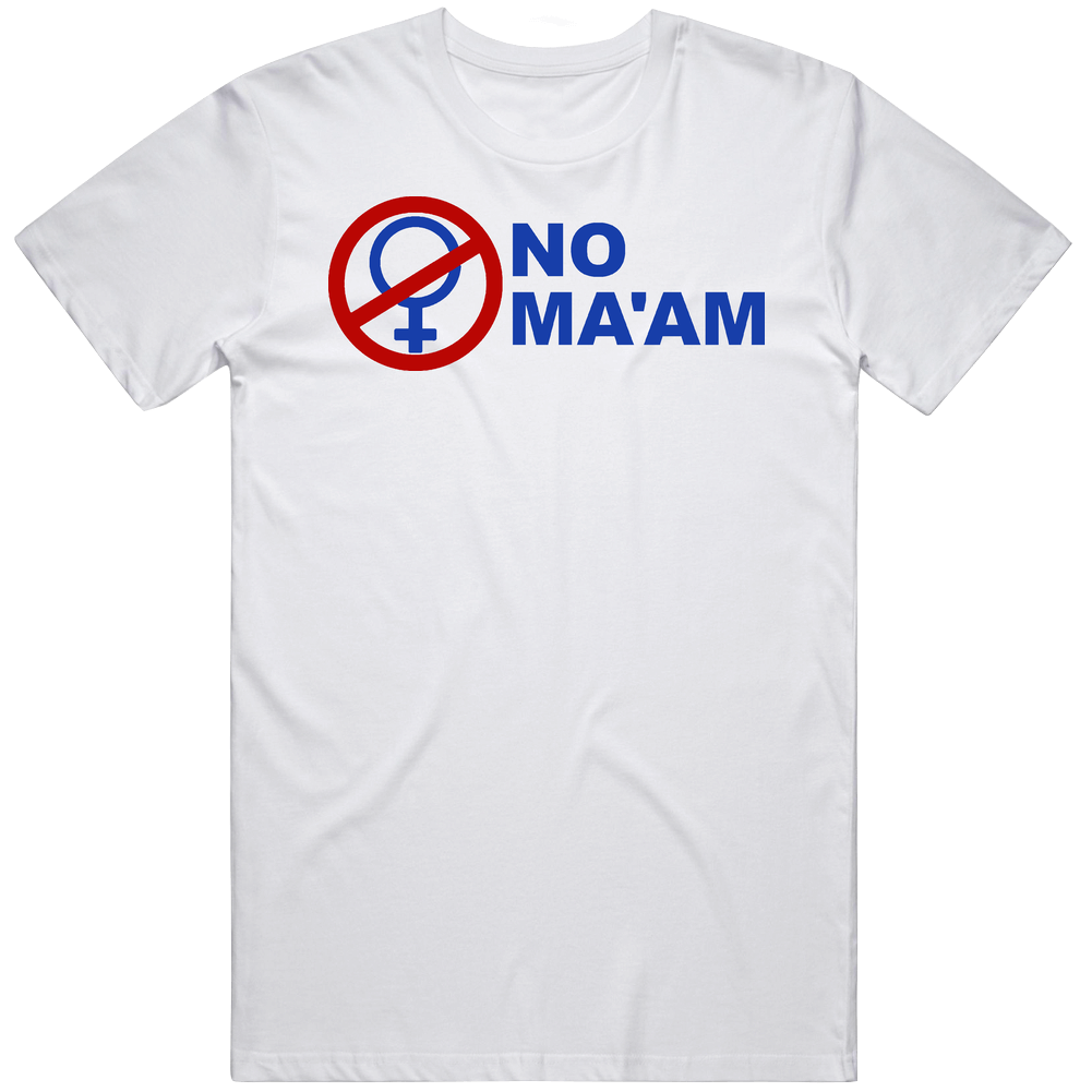 No Maam Married With Children Mens Cotton Tee T Shirt No Maam Married With Children Mens Cotton Tee T Shirt