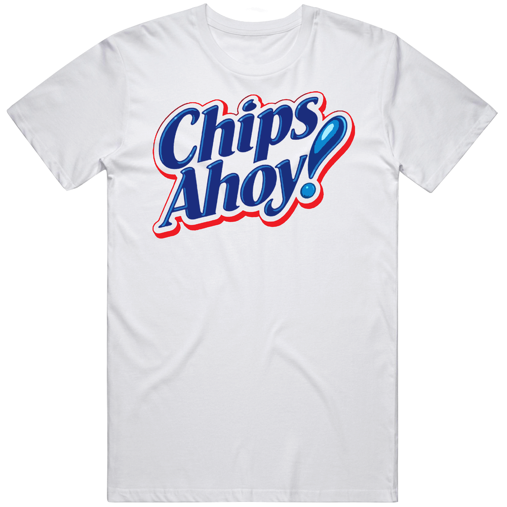 Chips Ahoy Cookie Retro Graphic Unisex Cotton White Classic Mens Cotton Tee T Shirt Chips Ahoy Cookie Retro Graphic Unisex Cotton White Classic Mens Cotton Tee T Shirt