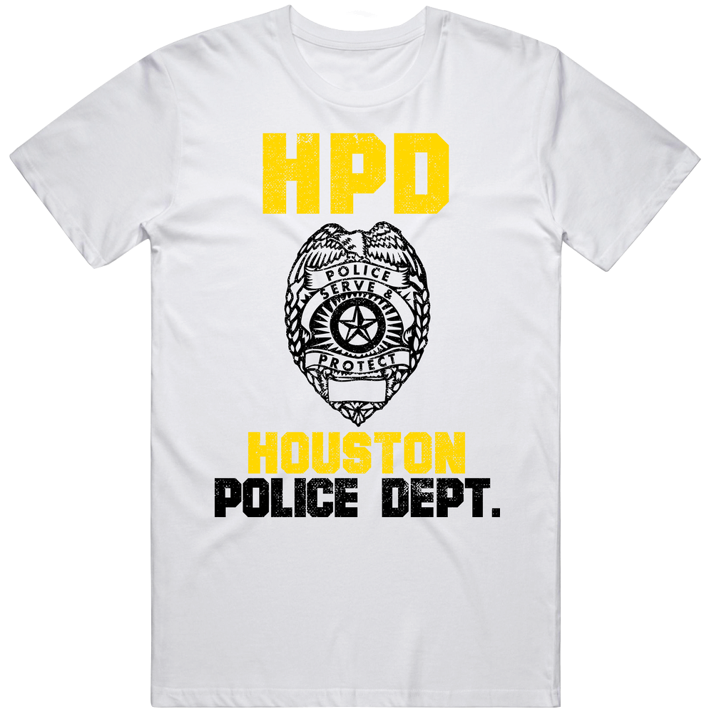 Houston Police Department Hpd Officer Inspired Custom City Unisex Cool Mens Cotton Tee T Shirt